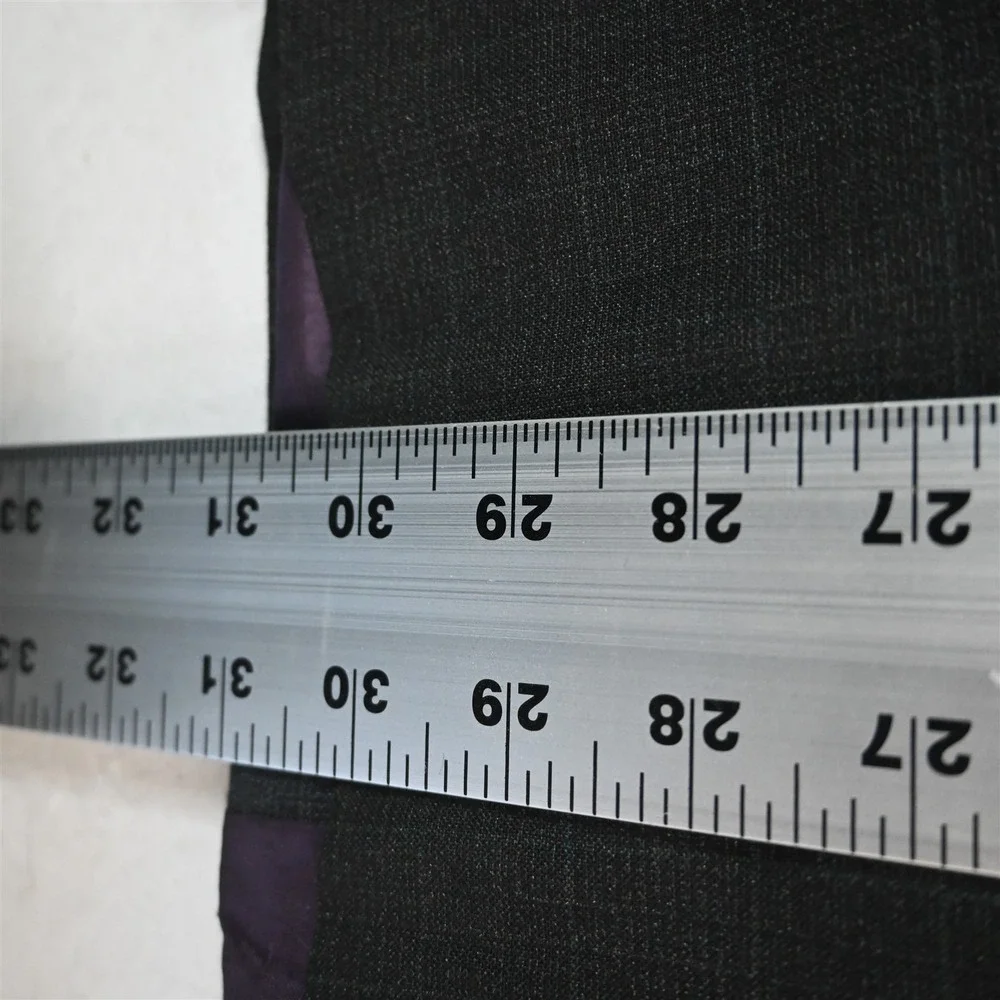 Vtg Mens Double Breasted 38R Gray Green Plaid Mens Blazer Suit Jacket Sport Coat